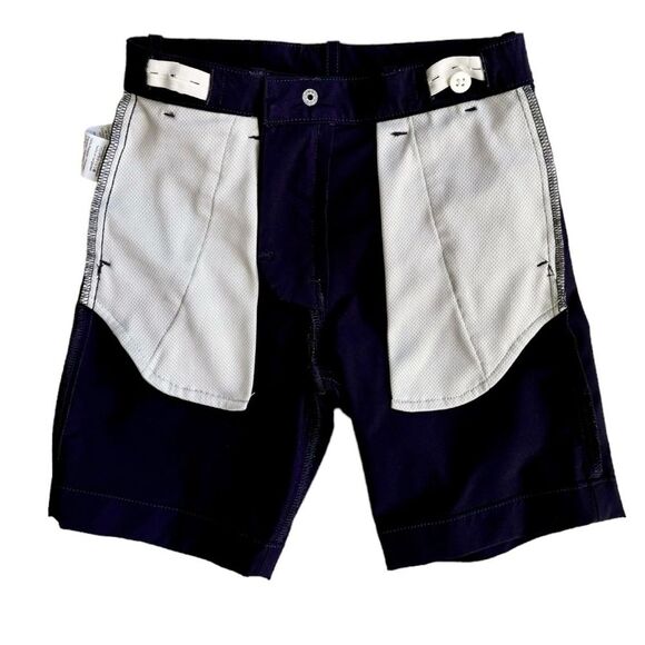 Crewcuts Boys Kids Dark Blue Performace Shorts. Pockets & Belt Loop. 6. - Picture 3 of 7
